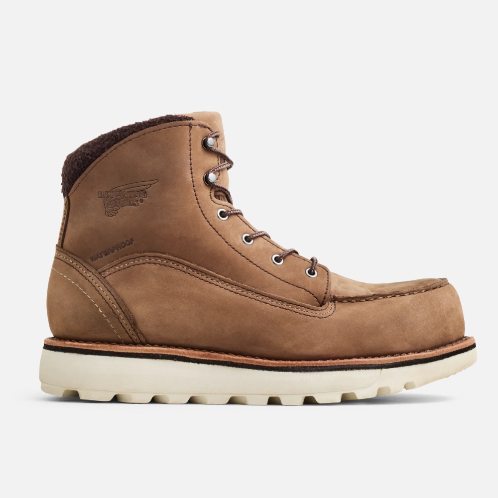 Red Wings Traction Tred Lite Safety Toe Work Boots 6 Nwt